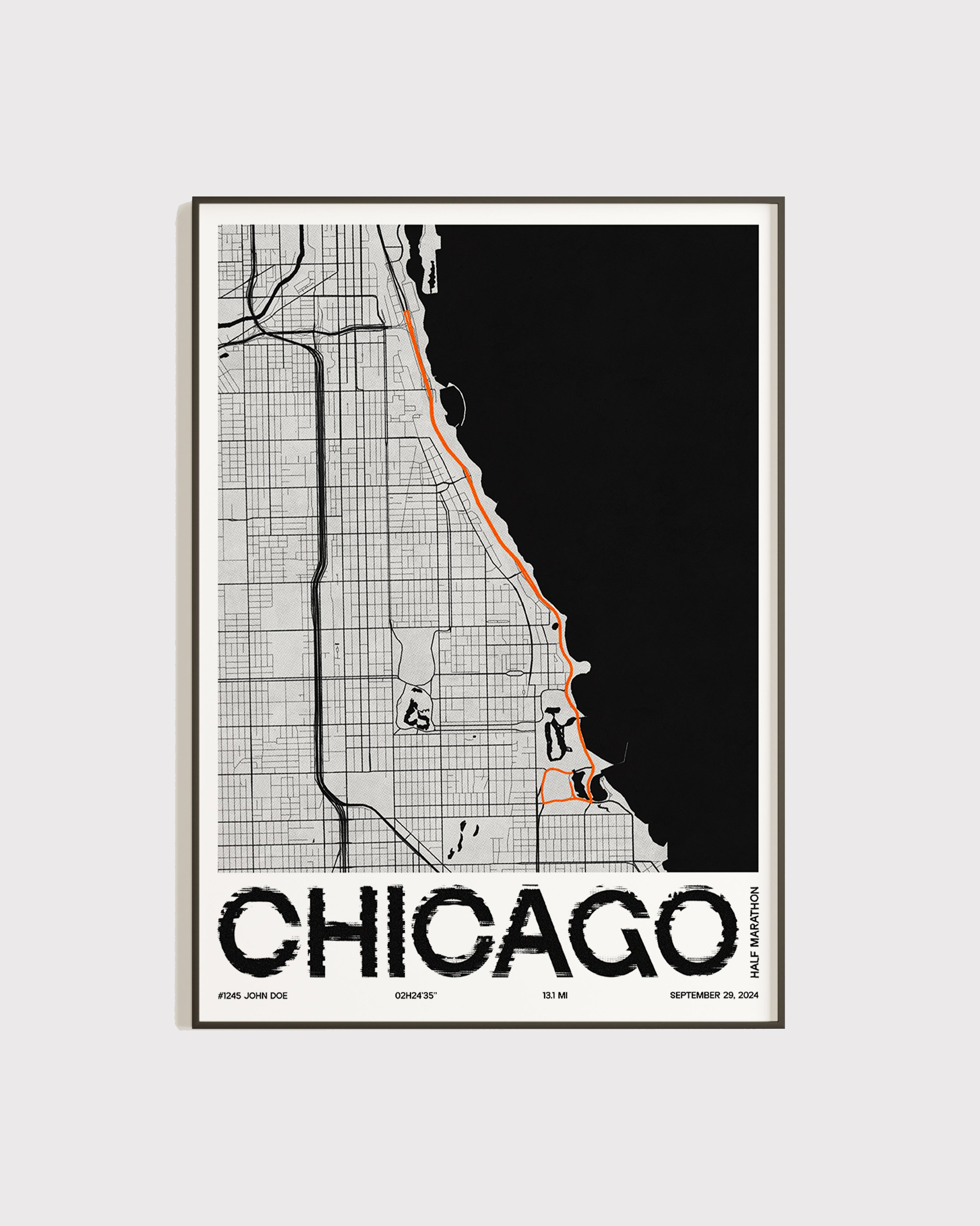 Semi Marathon de Chicago | Édition 2024 - Frame Your Run