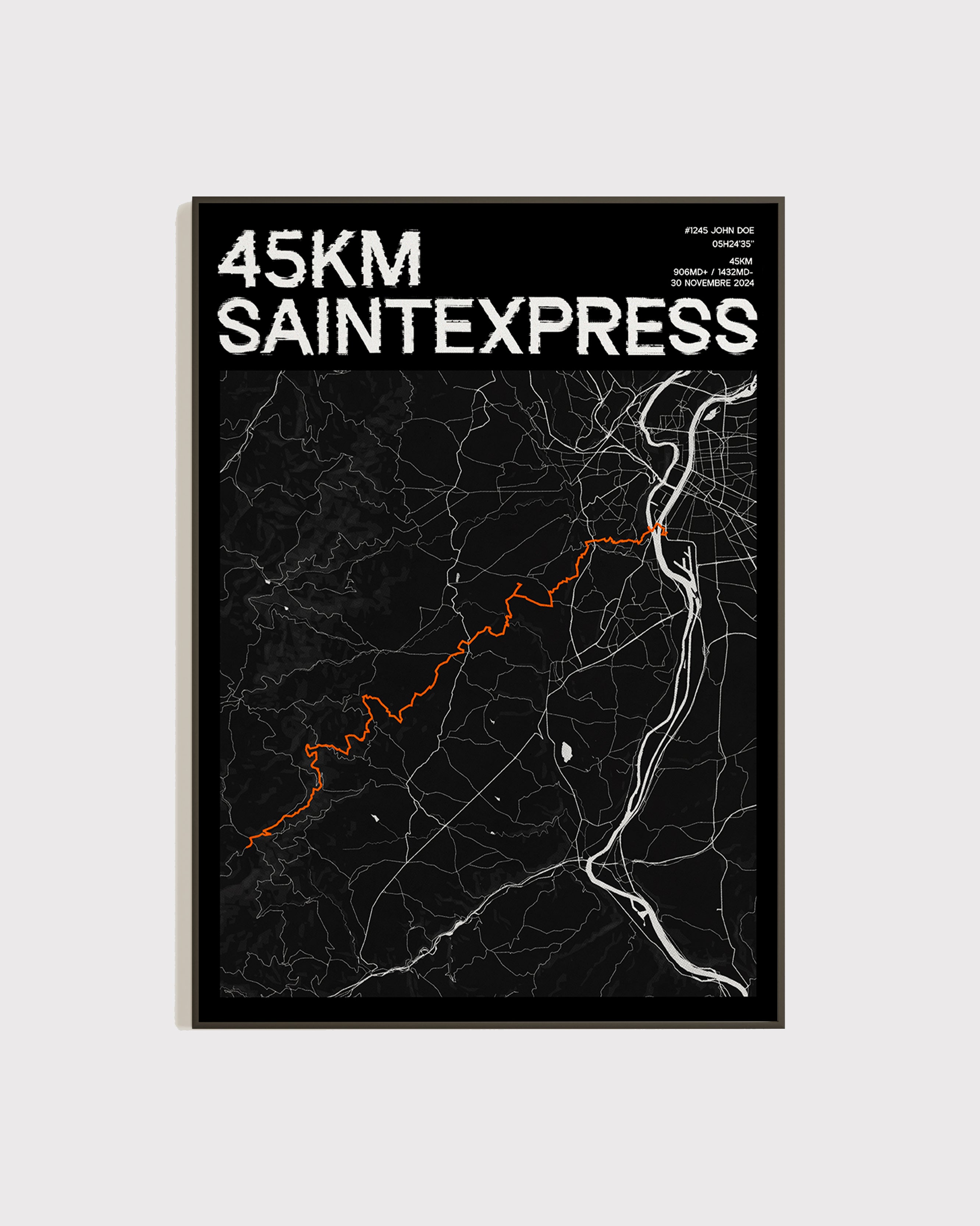 Affiche personnalisée SaintExpress 2024 | Format A3 (29,7 x 42,0 cm)