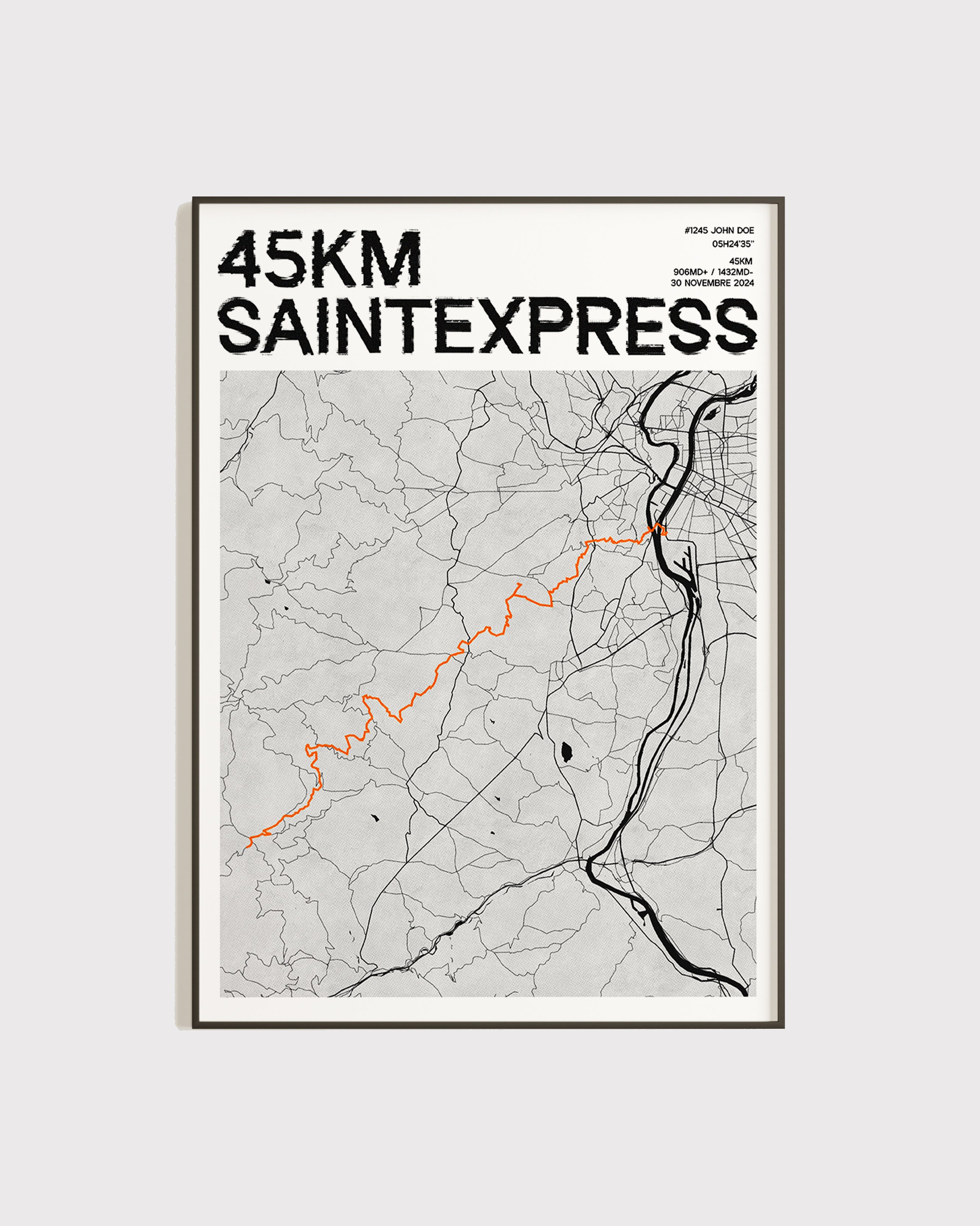 Affiche personnalisée SaintExpress 2024 | Format A3 (29,7 x 42,0 cm)