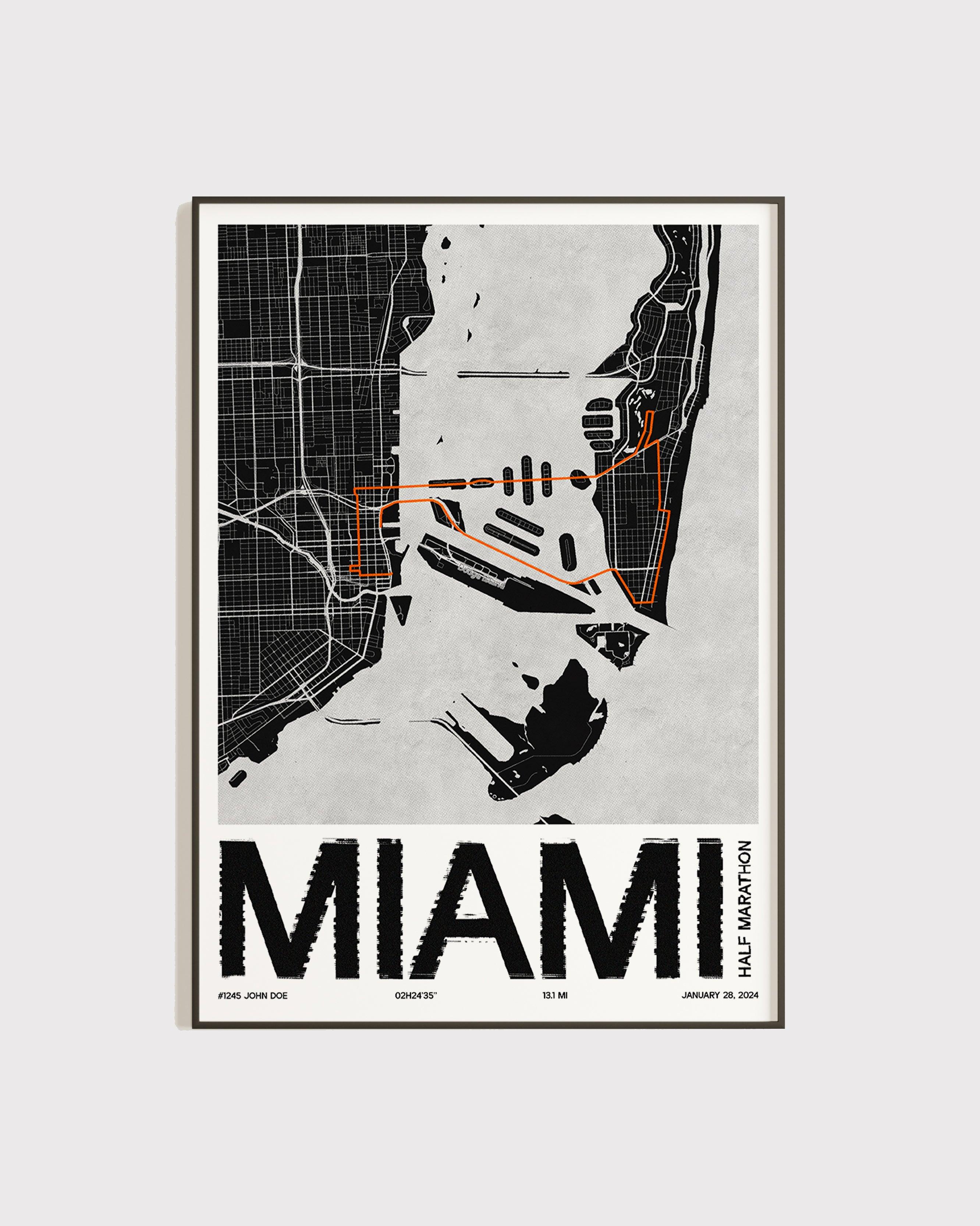 Semi Marathon de Miami | Édition 2024 - Frame Your Run