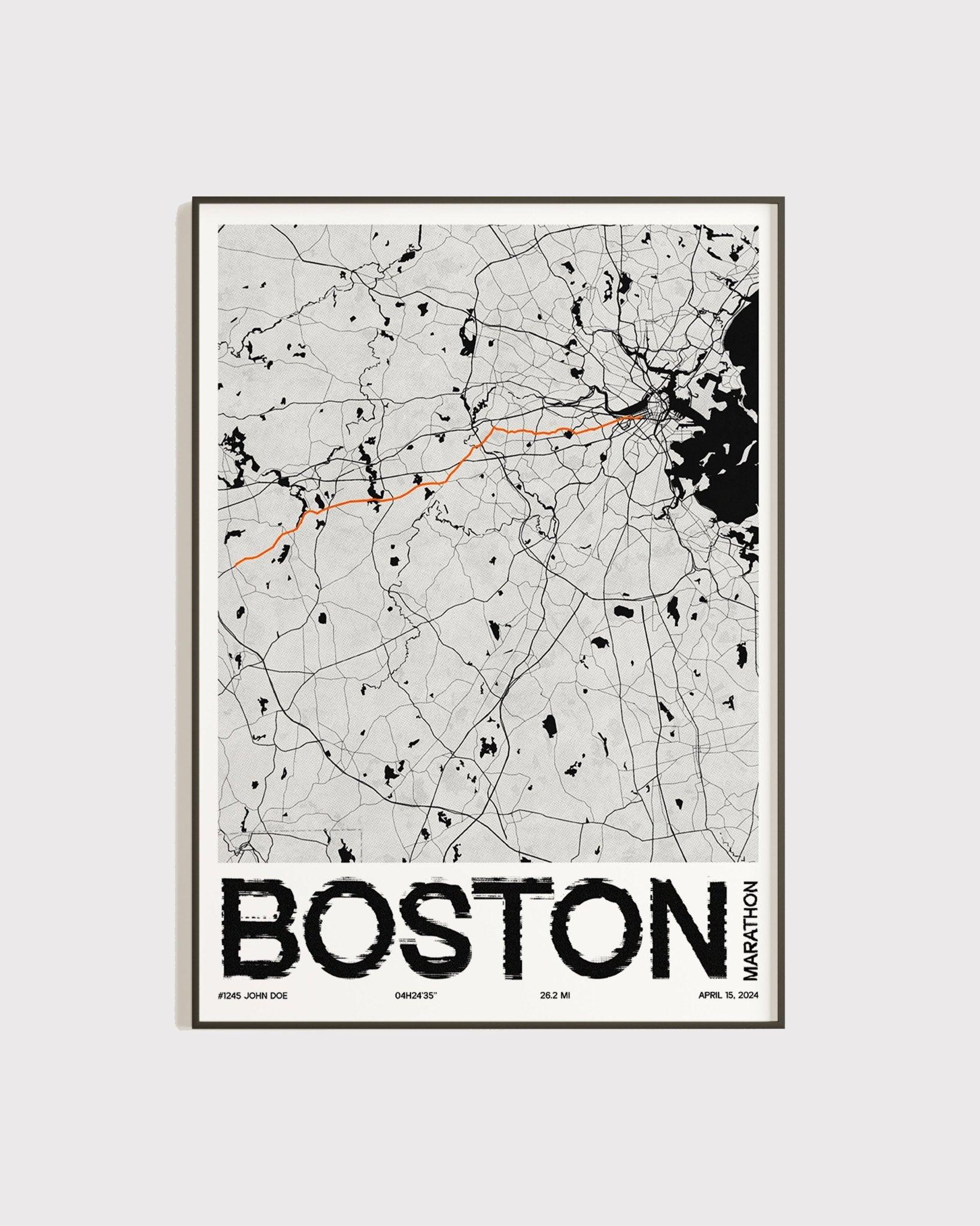 Marathon de Boston | Édition 2024 - Frame Your Run