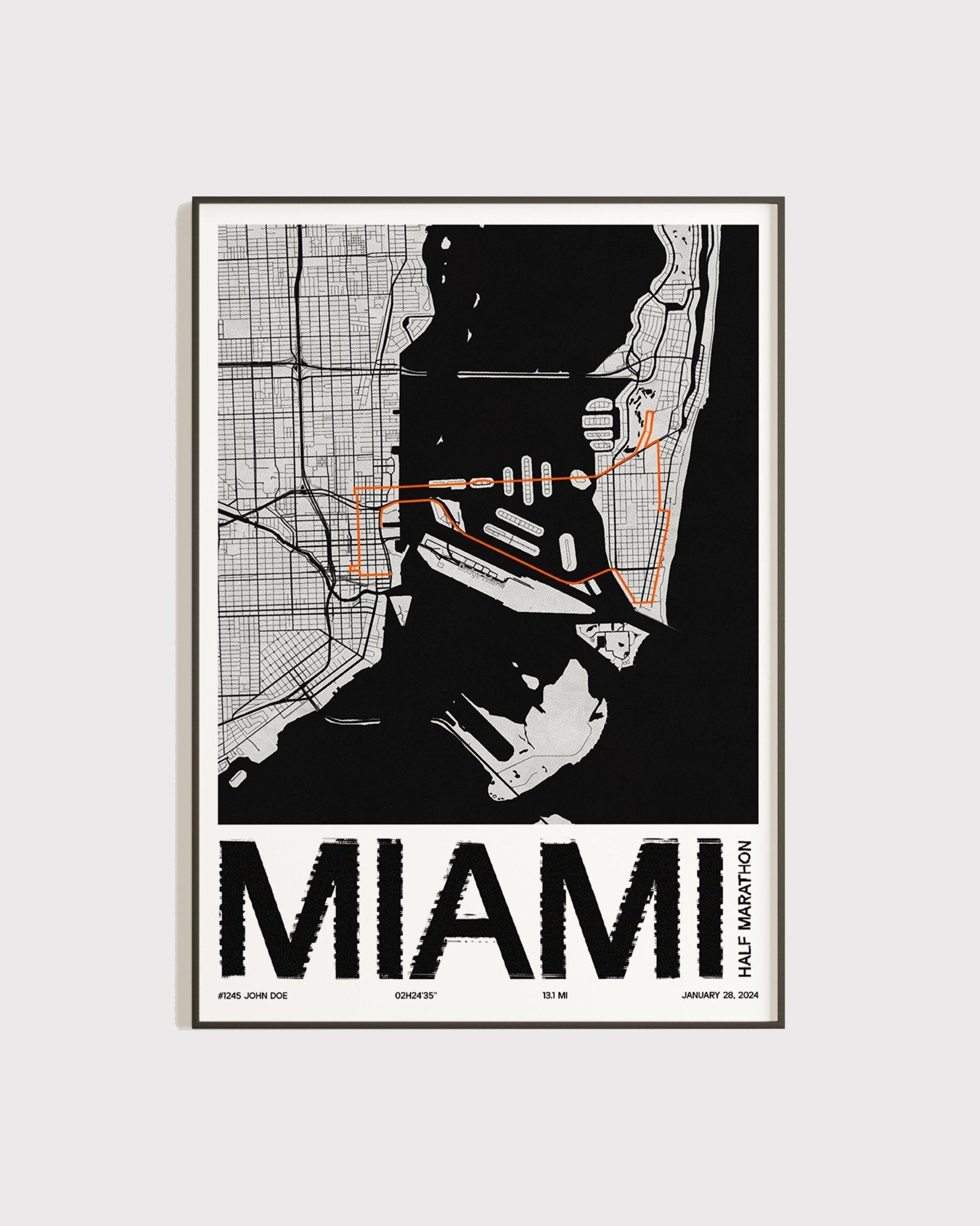 Semi Marathon de Miami | Édition 2024 - Frame Your Run