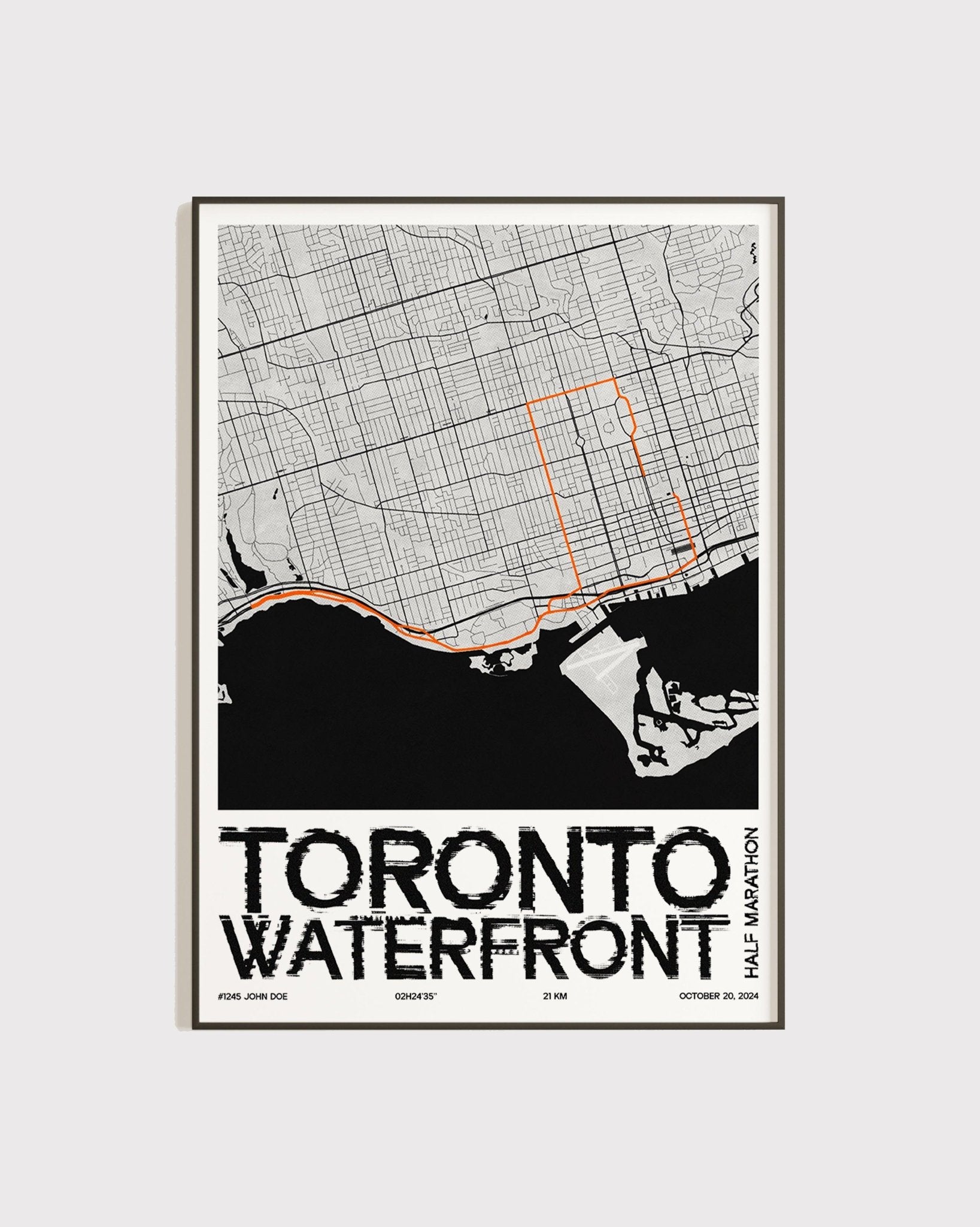 Semi Marathon de Toronto Waterfront | Édition 2024 - Frame Your Run